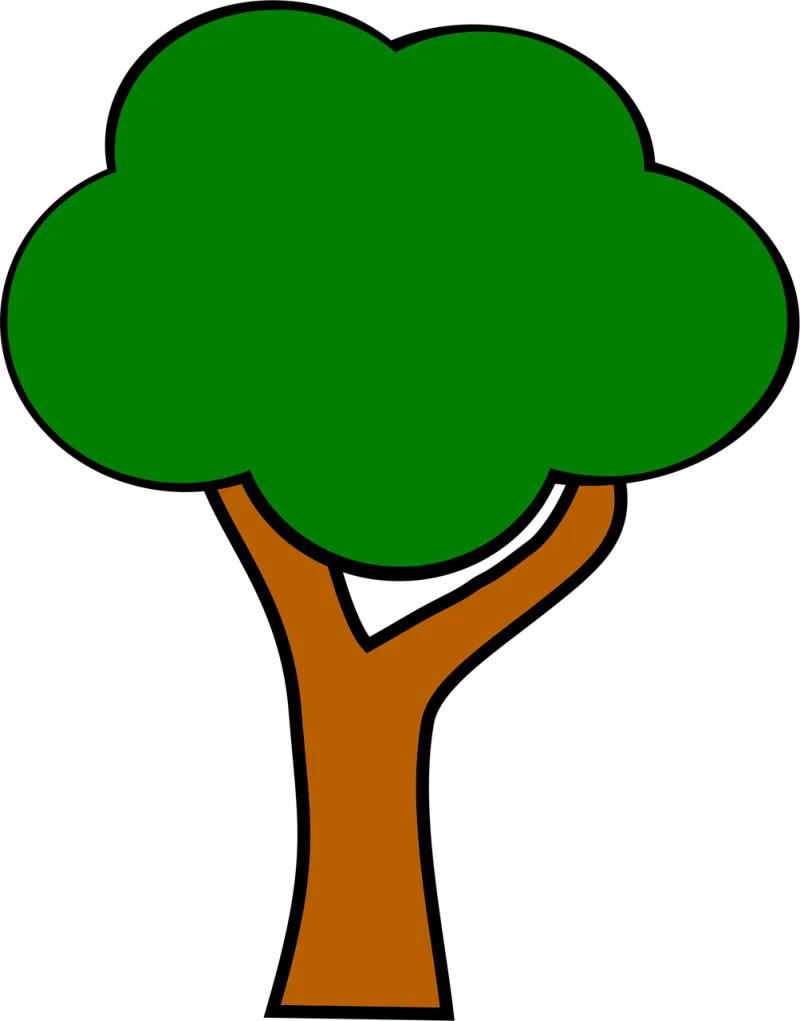 Tree Green Stem Stickdatei – Natur