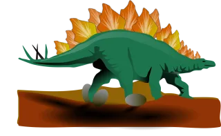 Dinosaur Stegosaurus Dino Stickdatei