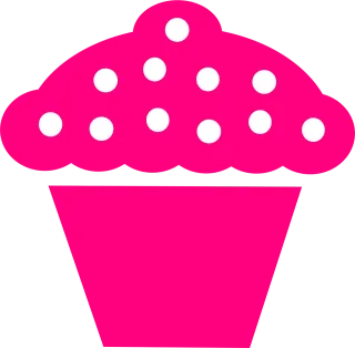 Cupcake Pink Berries Stickdatei