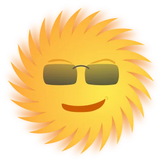 Sun Glasses Smile Stickdatei