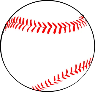 Baseball Sport Red Stickdatei