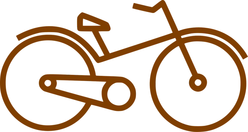 Bike Bicycle Pictogram Stickdatei – Fahrzeuge