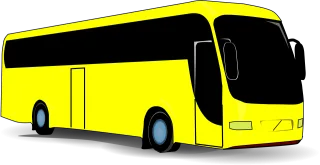 Bus Travel Black windows Stickdatei
