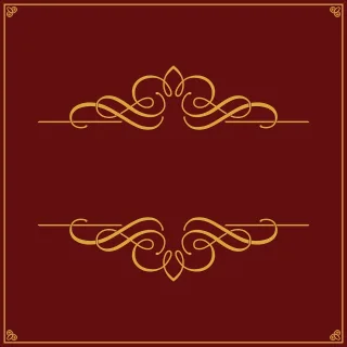 Ornate Decoration Banner Stickdatei