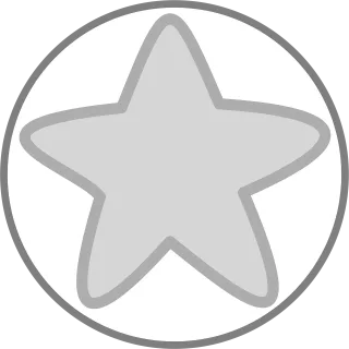 Star Circle Icon Stickdatei
