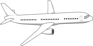 Airliner Aeroplane Airplane Stickdatei