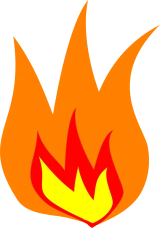 Fire Flame Danger Stickdatei