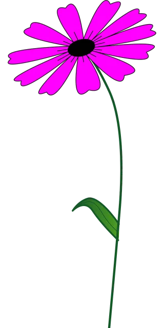 Flower Pink Bright Stickdatei