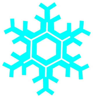 Snowflake Snow Winter Stickdatei
