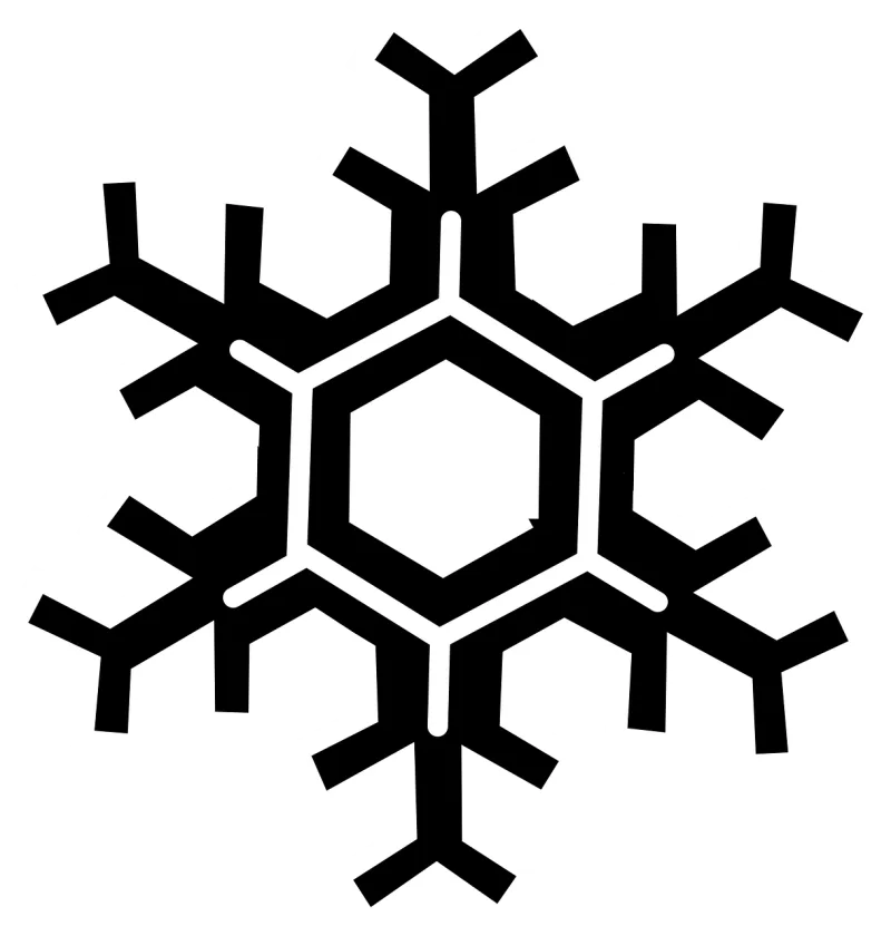 Snowflake Snow Nature Stickdatei – Weihnachten