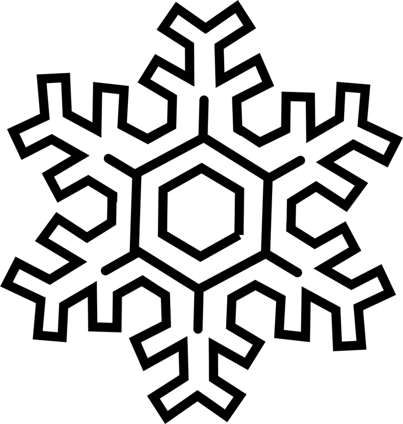 Snowflake Snow Nature Stickdatei – Weihnachten