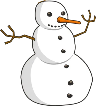 Snowman Winter Happy Stickdatei