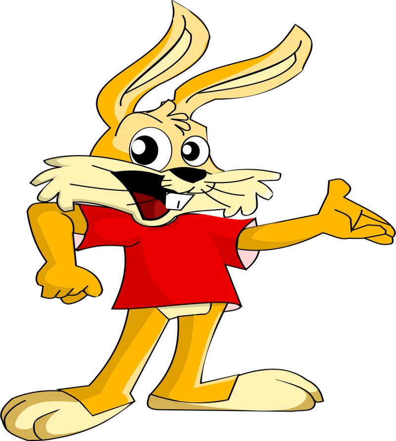 Rabbit Comic Bunny Stickdatei – Tiere