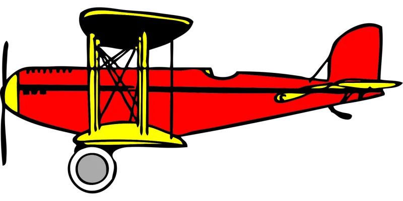 Biplane Oldtimer Nostalgic Stickdatei – Kinder