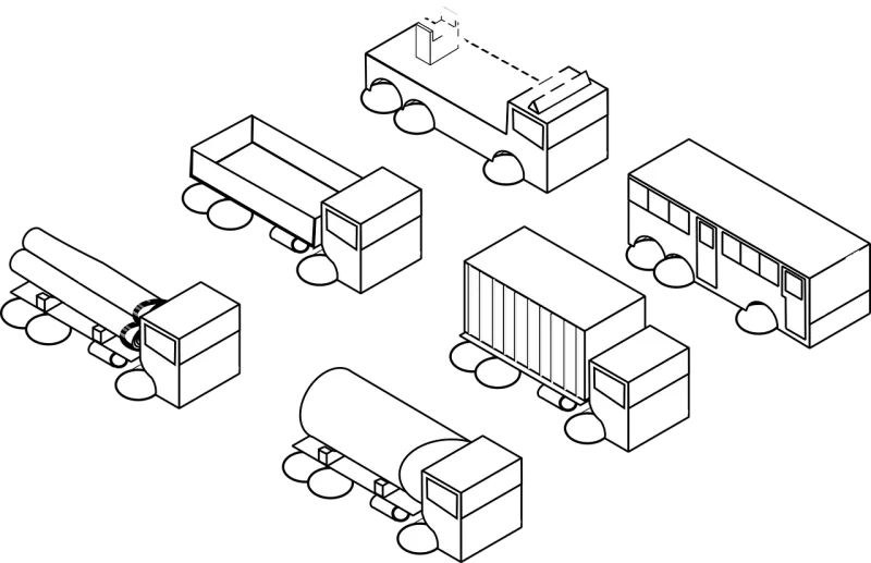 Van Lorry Truck Stickdatei – Fahrzeuge