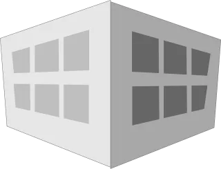 Box Building Office Stickdatei
