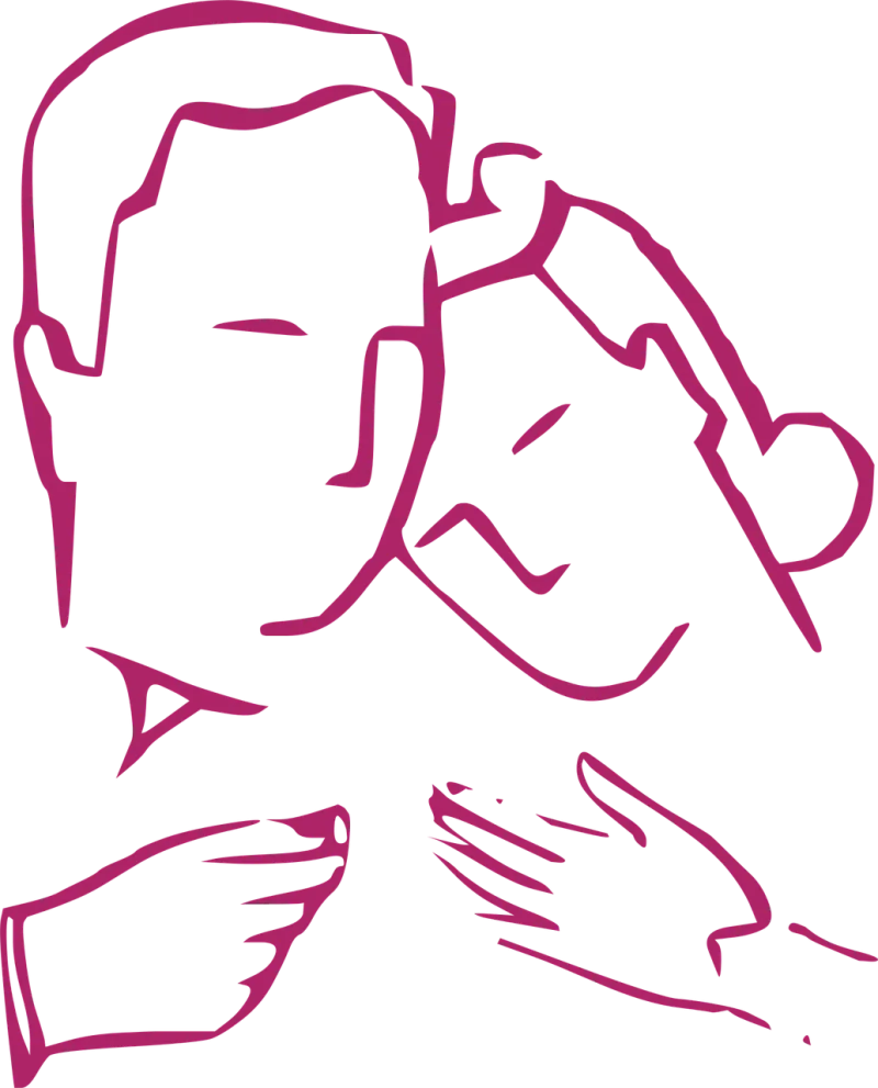 Wife Husband Marriage Stickdatei – Herzen & Liebe