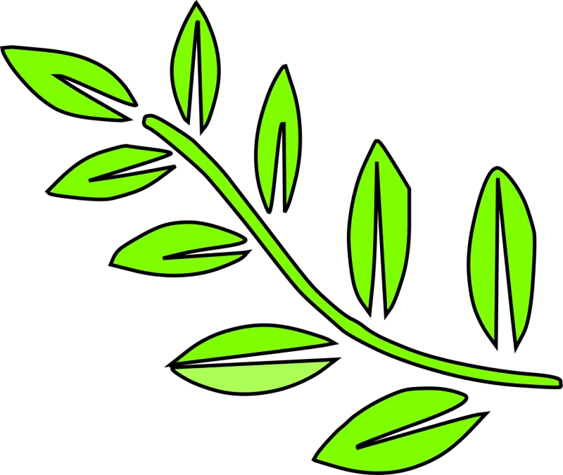 Leaf Twig Plant Stickdatei – Natur