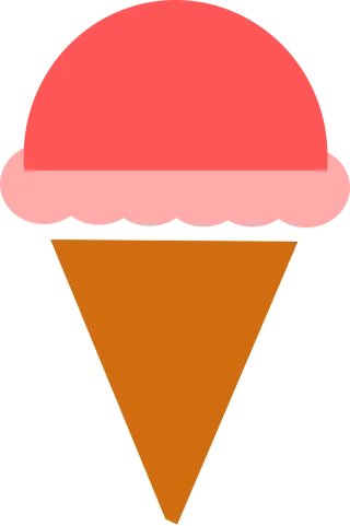 Ice Cream Waffle Stickdatei