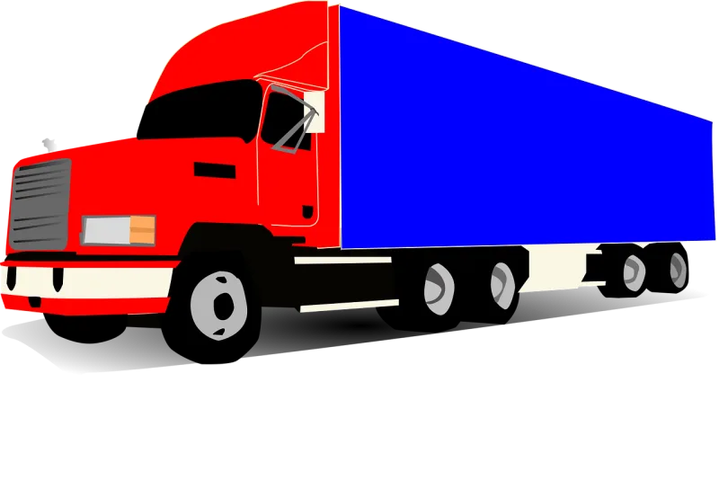 Truck Wheeler Trucker Stickdatei – Fahrzeuge