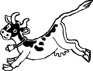 Cow Animal Mammal Stickdatei