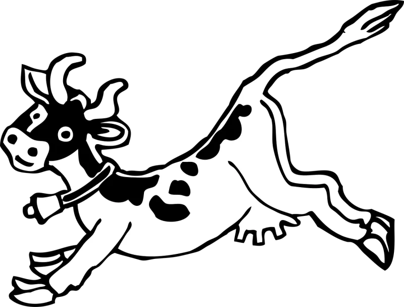 Cow Animal Mammal Stickdatei – Weihnachten