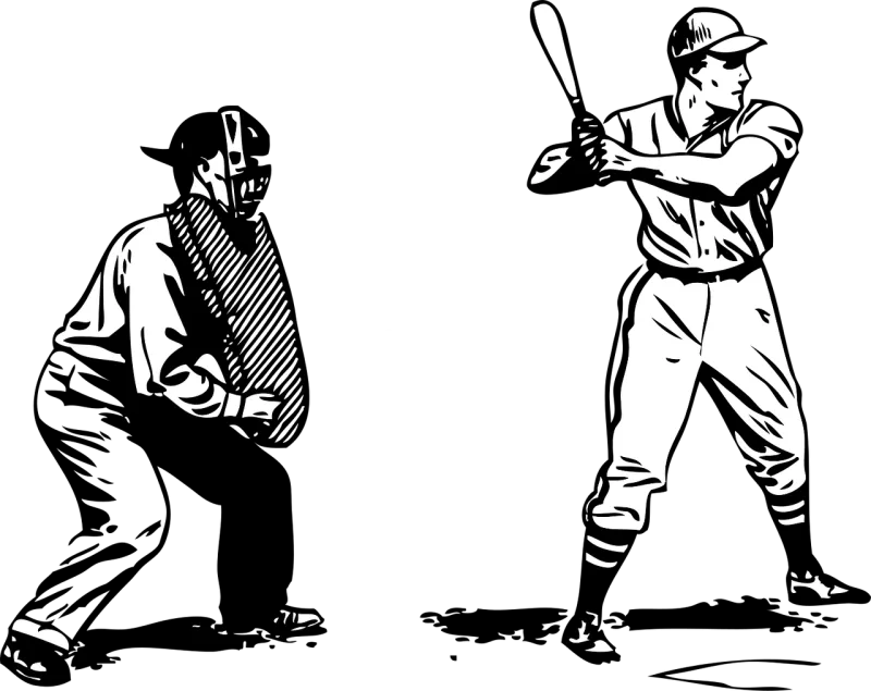 Baseball Batter Umpire Stickdatei – Sport