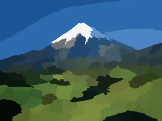 Mountain Nature Landscape Stickdatei