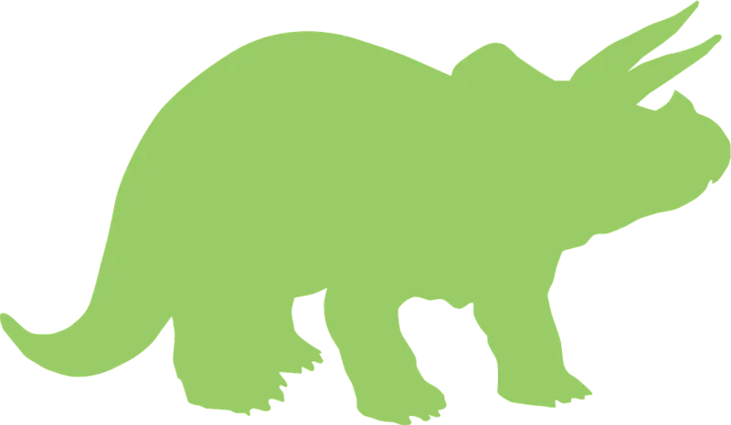 Dinosaur Triceratops Prehistoric Stickdatei – Kinder