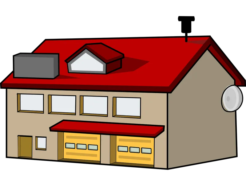 Fire Station Garage Stickdatei – Fahrzeuge