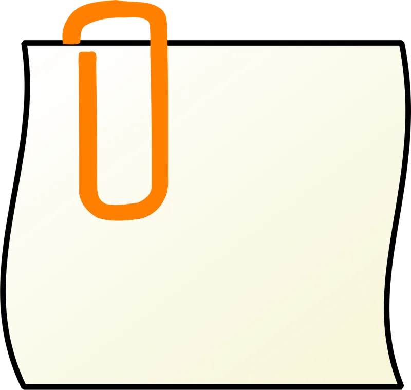 Paper-clip Paper Office Stickdatei – Musik