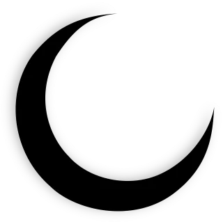 Moon Crescent Decreasing Stickdatei