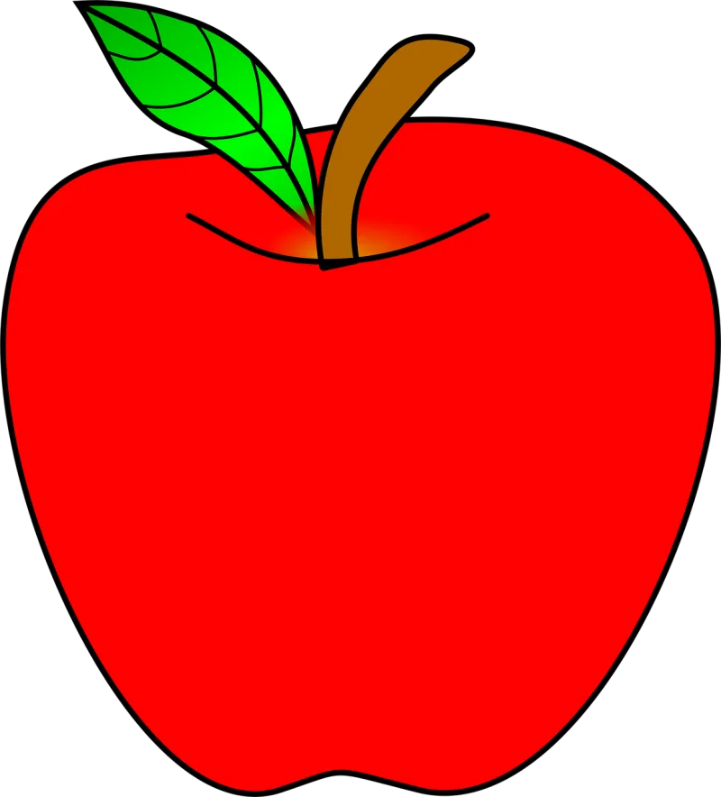Apple Ripe Red Stickdatei – Essen & Trinken