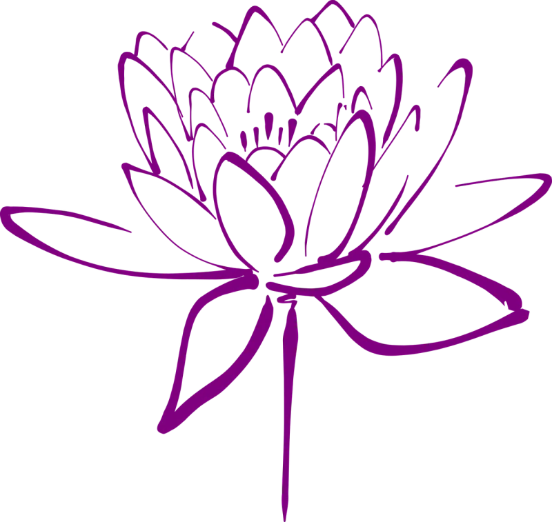 Lotus Beautiful flowers Flower Stickdatei – Blumen