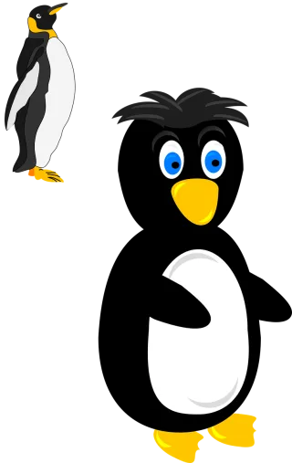 Penguin Animal Bird Stickdatei
