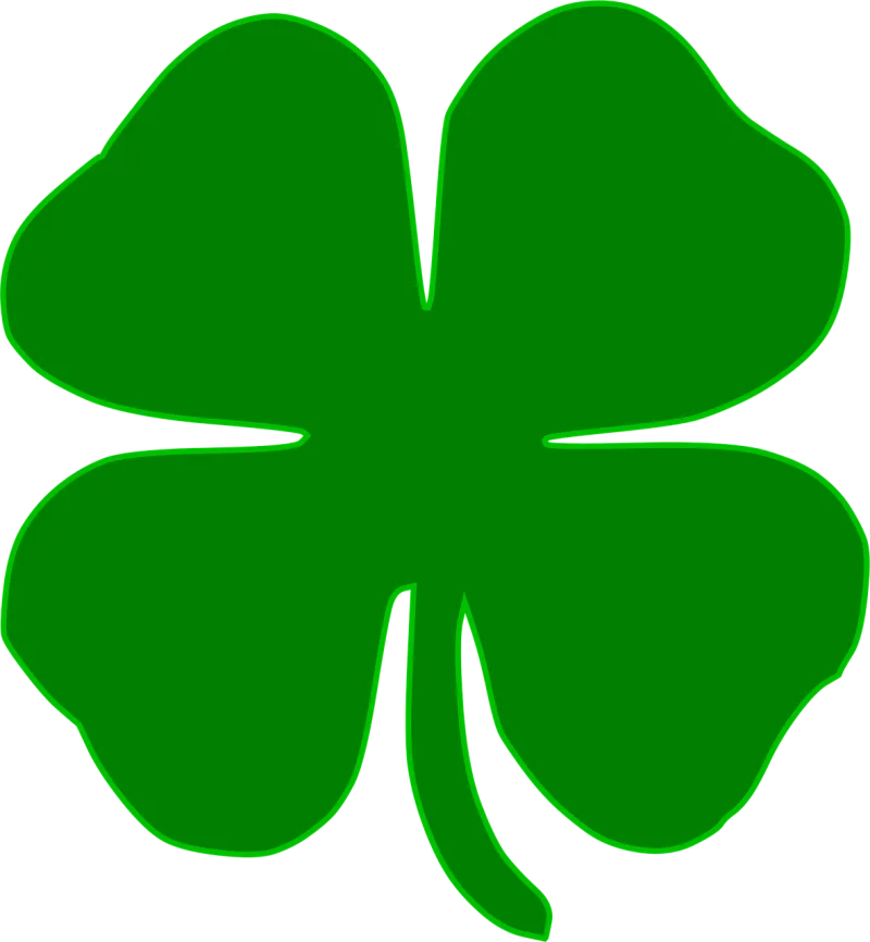 Shamrock Clover Nature Stickdatei – Natur