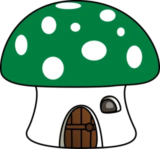 Mushroom Fly agarnic House Stickdatei