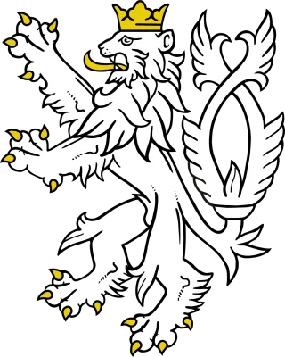 Rampant Lion Heraldry Stickdatei
