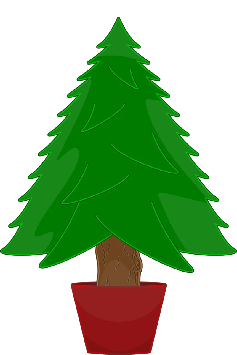 Tree Christmas Nature Stickdatei – Weihnachten