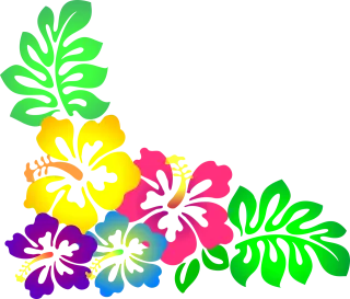 Flower Hawaii Hibiscus Stickdatei