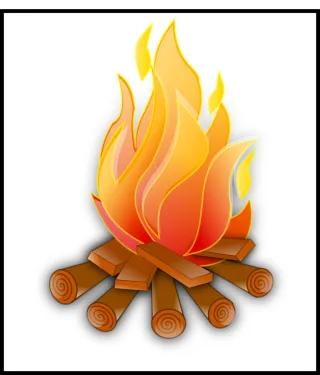 Fire Campfire Burning Stickdatei