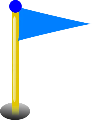 Golf Sport Flag Stickdatei