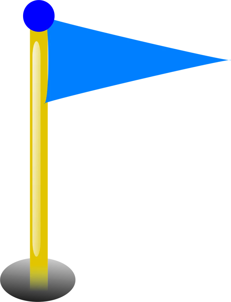 Golf Sport Flag Stickdatei – Sport