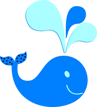 Whale Animal Sea life Stickdatei