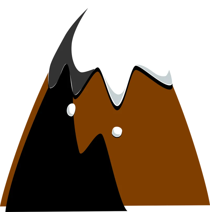 Mountain Top Hill Stickdatei – Natur