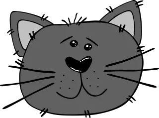 Cat Angry Animal Stickdatei
