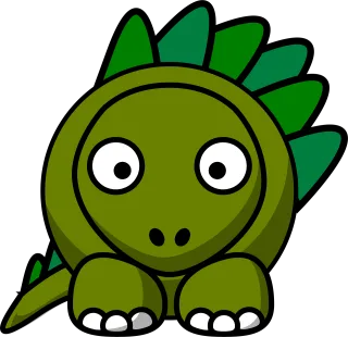 Dino Prehistoric Cartoon Stickdatei – Kinder