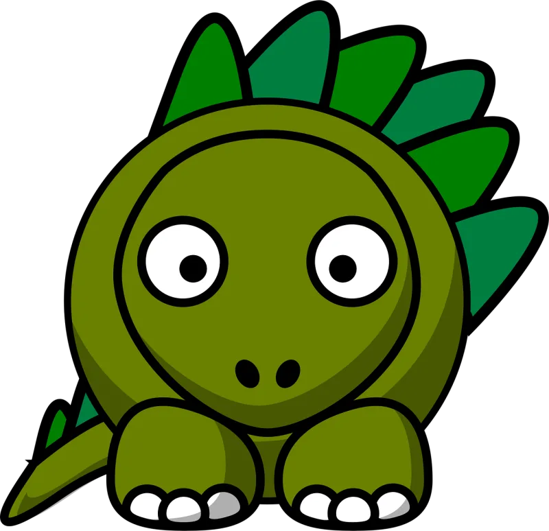 Dino Prehistoric Cartoon Stickdatei – Kinder