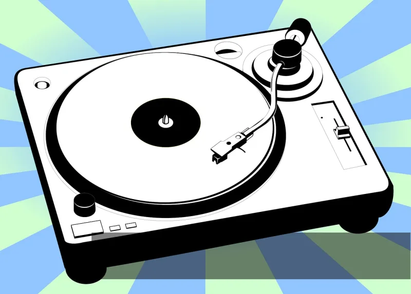 Record player Turntable Dj Stickdatei – Musik