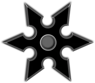 Black Star Ninja Stickdatei
